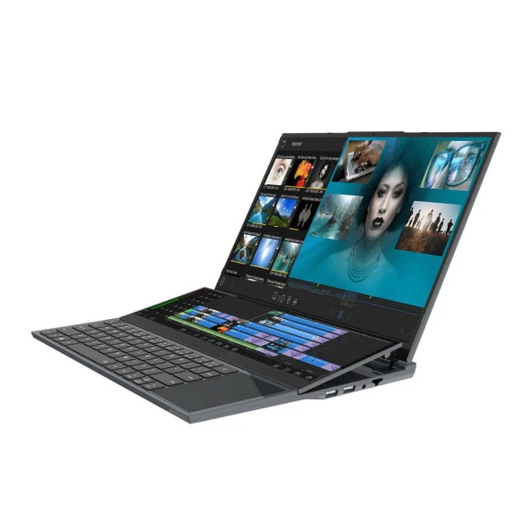 Quadro Diamond Duo DS1630 Ci7 10850H 16gb 512gb Nvme SSD Çift Ekran 16" Dokunmatik FreeDOS Notebook