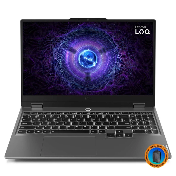 Lenovo Loq 83GS007WTR12 I5-12450HX 32GB 1TBSSD+2TBSSD RTX4050 15.6" FHD FreeDOS Dizüstü Bilgisayar-CNT013