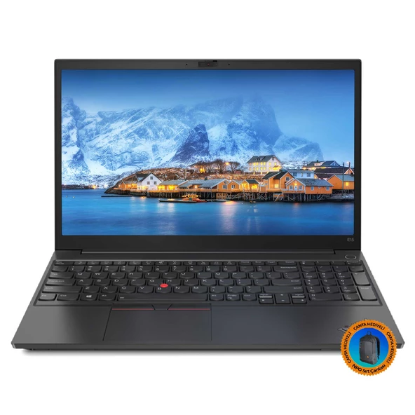 Lenovo E15 21E60055TX07 I5-1235U 24GB 512SSD MX550 15.6" FHD W11P Dizüstü Bilgisayar-CNT008
