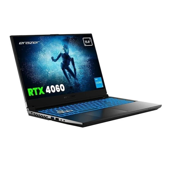 Erazer 15.6" Deputy P60i MD62747-R32S1 Core I5 13420H 32GB RAM 1TB M2 Nvme 8GB RTX4060 Fdos