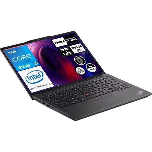 Lenovo Thinkpad E14 Gen 5 Intel Core I5-1335U 40GB 2tb SSD 14" Wuxga Windows 11 Pro Taşınabilir Bilgisayar 21JLS20MTX 023