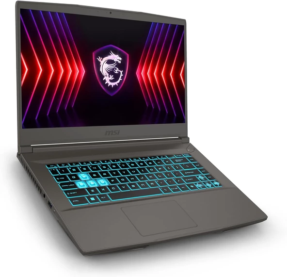 MSI Thin A15 12.nesil Core I7 12650H 24GB 2tb SSD 6GB/RTX4050 FreeDOS 15.6" 144 Hz FHD IPS Taşınabilir Bilgisayar B12VE-1891XTRW03+Weblegelsinçanta