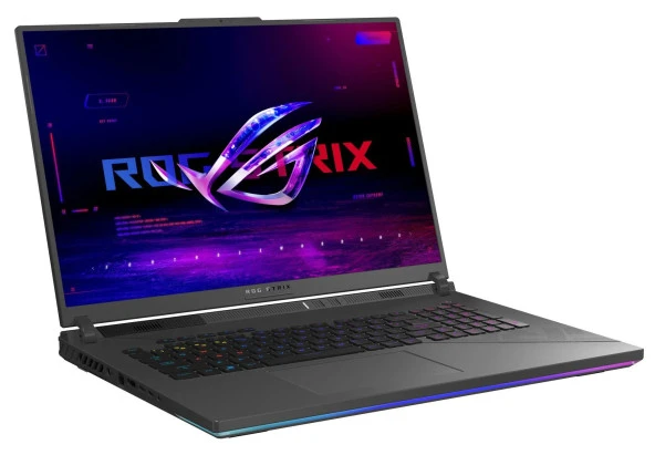 ASUS Rog Strix G18 Intel Core I9 14900HX 96GB DDR5 RAM 2TB SSD RTX4080-175W 240HZ FreeDOS 18" QHD+ Taşınabilir Bilgisayar G814JZR-N609215+Weblegelsinçanta