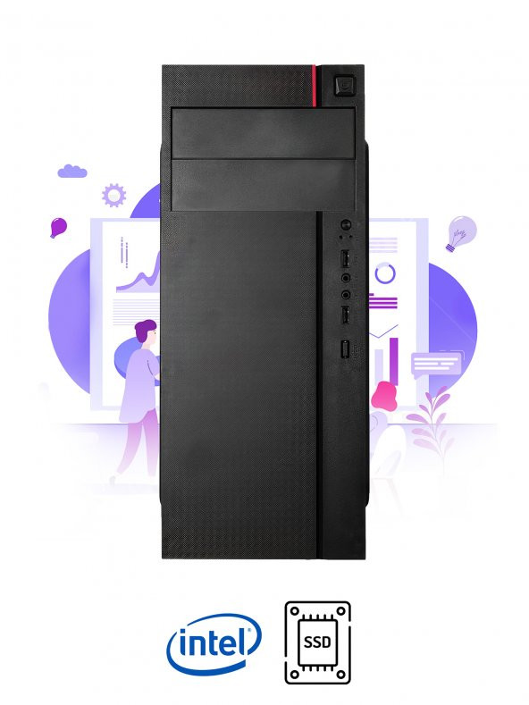 Ramtech Workforce WF303 İ5-6500 16GB RAM 256GB SSD 500GB HDD Masaüstü Ofi̇s Bi̇lgi̇sayari