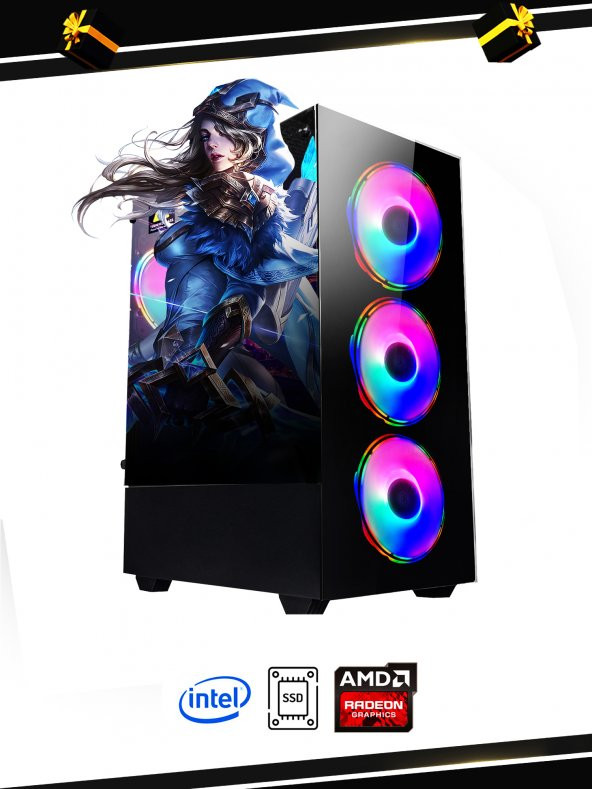 Ramtech RG540-1020 İ5 4570 16GB RAM 480GB SSD RX550 4GB Oyuncu Bi̇lgi̇sayari