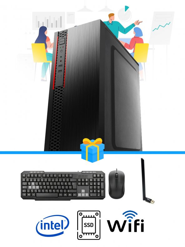 Ramtech Workforce WF375 I5-4590 8GB RAM 128GB SSD Masaüstü Ofi̇s Bi̇lgi̇sayari