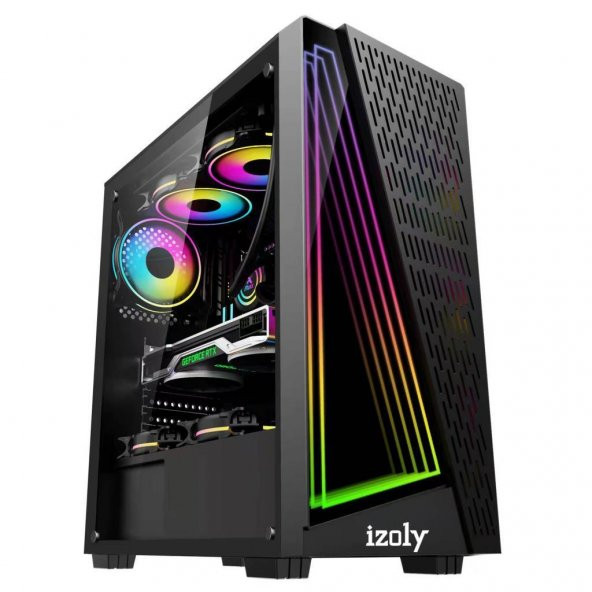 İzoly Osiris I5-10400F 16GB 256GB M.2 Nvme RX550 4GB Oyuncu Masaüstü Bilgisayarı