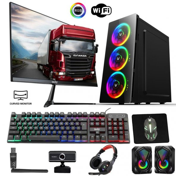 İzoly K200 I5-3470 16GB 256GB SSD 320GB HDD GT740 4GB 21.5" Oyuncu Masaüstü Bilgisayarı