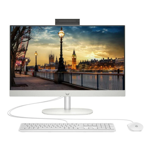 HP Proone 245 G10 8T2W6ES Ryzen5 7520U 16GB 512SSD 23.8" Fullhd FreeDOS All in One Bilgisayar