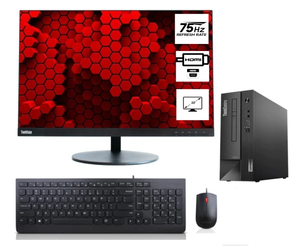 Lenovo Thinkcentre Neo 50S Sff İntel Core İ5 12400 16GB 512GB M.2 Nvme SSD 21.5"Monitör FreeDOS Masaüstü Bilgisiyar SFFM11T00014TX06+Zettausbbellek