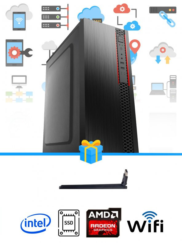 Ramtech Workforce OF310-128 I3-10100F 8GB RAM 256GB SSD R5 230 Masaüstü Ofi̇s Bi̇lgi̇sayar