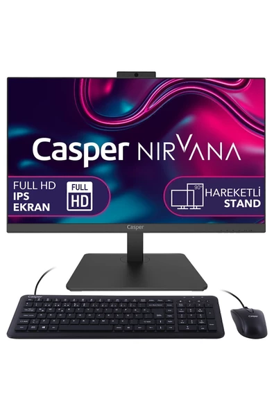 Casper Nirvana A60.5700-DV00X-V Ryzen 7-5700U 32GB RAM 500GB Nvme SSD GEN4 FreeDOS All in One
