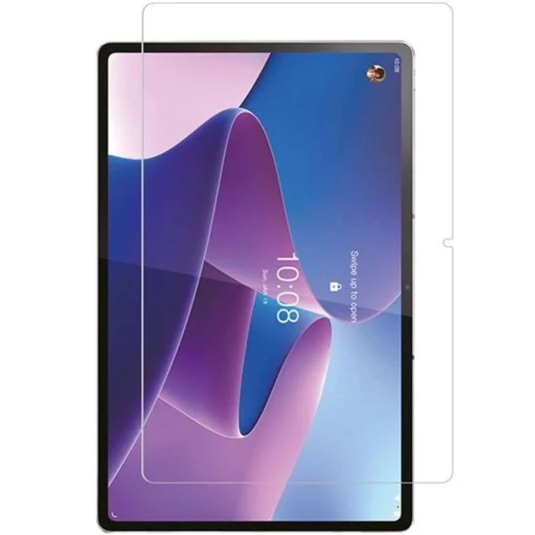Lenovo Tab P12 12.7 Inç TB-370FU (ZACH0125TR) İle Uyumlu Ekran Koruyucu 9H Nano Esnek Cam