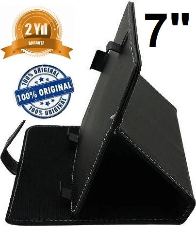 Üniversal Tablet Kılıfı 7" Inç Tablet Kılıfı Deri