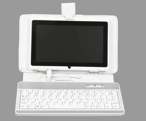 Vmaxx Klavyeli Slimpad Tablet Kılıfı 7,'' - (Beyaz) Teşhir Ürünü