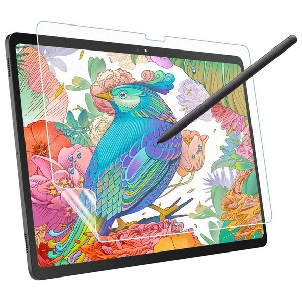 Samsung Tab S10 Plus Tablet İle Uyumlu Paper Like(Kağıt Hissi)9H Nano Ekran Koruyucu 12.4 İnç Mat