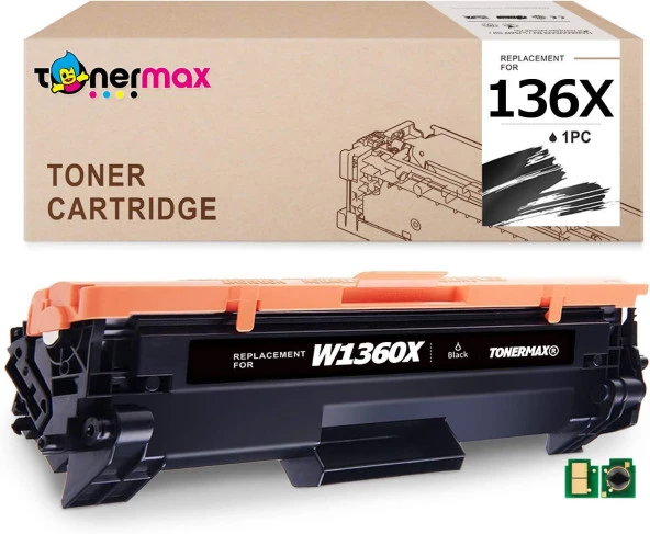 Tonermax® HP 136X-W1360X Muadil Toner - Çipli/ M211 / M236 Yüksek Kapasite