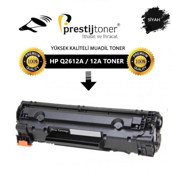 HP Q2612A / Laserjet 1018 Muadil Toner