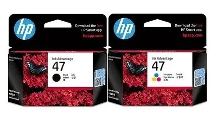 HP HP 47 6ZD21AE 6ZD61AE Siyah ve Renkli 2 Li Paket 4800