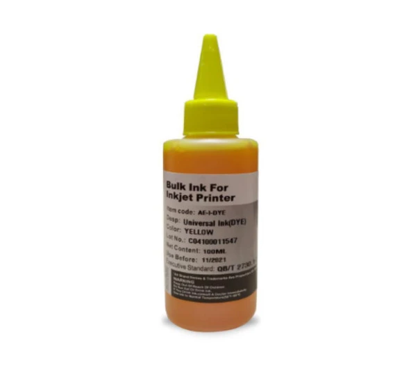 Kartuş Dolum Mürekkep Sarı-100ml
