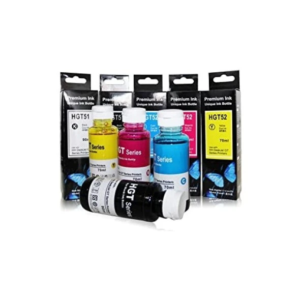 Hementoner GT51XL - 52 GT5820/ GT5810/ 415/ 315/ Smart Tank 500-515-530 4 Renk Mürekkep Set