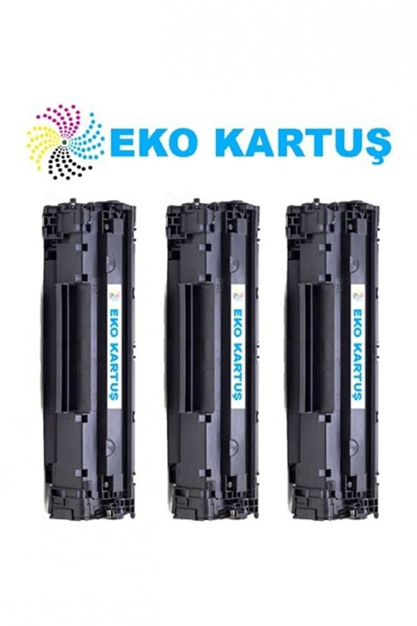 HP Laserjet Pro Mfp M125nw Ekonomik Avantajlı 3’lü Paket 83a Muadil Toner