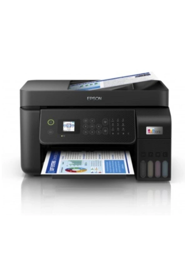 L5290 Ecotank LCD Wi-Fi Direct Airprint Lan Faks Tarayıcı Fotokopi Inkjet Tanklı Yazıcı