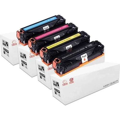 Plusprint HP Color Laserjet Pro Mfp M277DW Muadil Toner 201X 4 Renk 4 Renk