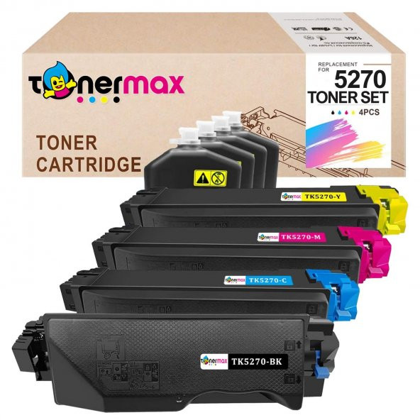 Kyocera Ecosys M6630cidn Muadil Toner Takım / Kyocera Tk-5270 Takım