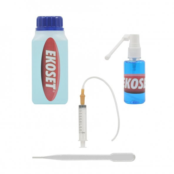Ekoset Nozzle Cleaner Tıkalı Kartuş Kafa Açıcı Solüsyon Seti Tüm Yazıcılar için