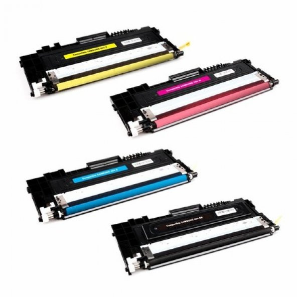 Samsung Clt 404S C480w, C430w 4 Renk Muadil Toner Seti