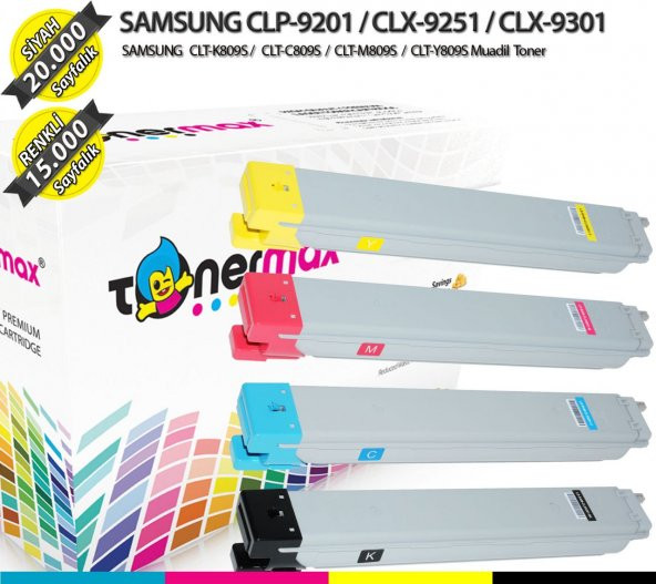 Samsung Multixpress C9301 Muadil Toner Takım