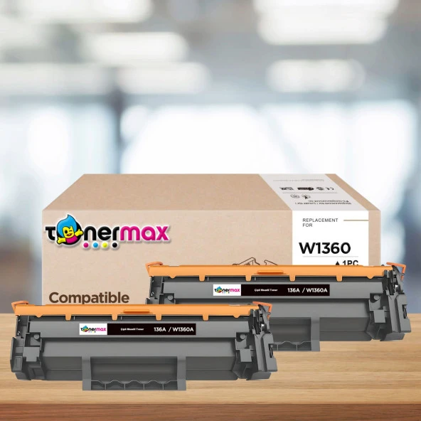 HP 136A-W1360A Muadil Toner - Çipli 2'li Paket / M211 / M236