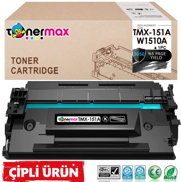 HP Laserjet Pro 4003DW Muadil Toner / Tmx-W1510A Çipli