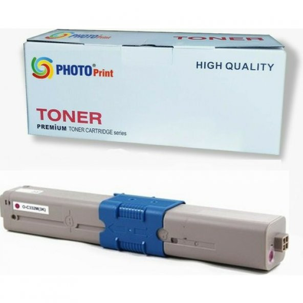 Okı C332DNW C332 / MC363 Kırmızı Ithal Muadil Toner 3.000 Syf Renkli