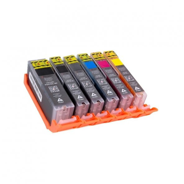 Canon Pgi-570XL / Cli-571XL+ Gri̇ Muadil Kartuş Set 6'lI