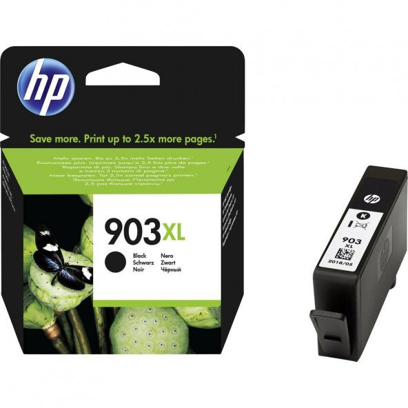 HP 903XL T6M15AE / Officejet Pro 6950 / 6960 / 6970 / 6975 Siyah Orjinal Kartuş