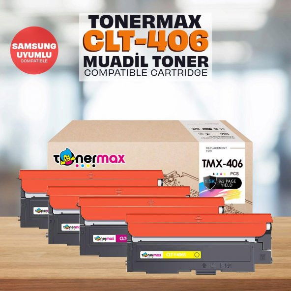Samsung Xpress Sl-C460W Muadil Toner Takım / Clt-K406S