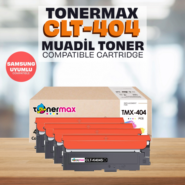 Samsung Xpress C483w Muadil Toner / Clt-K404S / Clt-M404S / Clt-C404S / Clt-Y404S