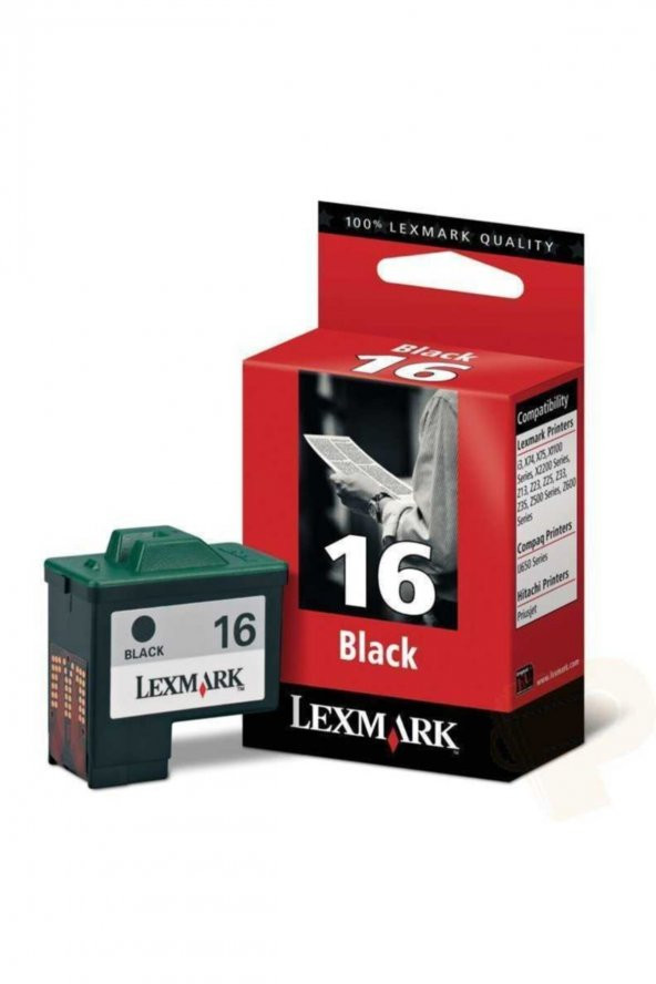 Lexmark 16 10N0016 Si̇yah Orji̇nal Kartuş-Yüksek Kapasi̇te