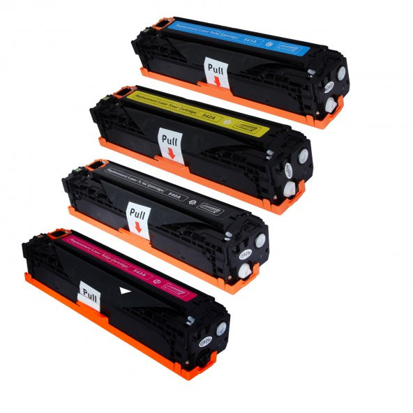 For HP Color Laserjet CM1415fn Toner Takım Yüksek Kapasite Muadil 4 Renk Cmyk