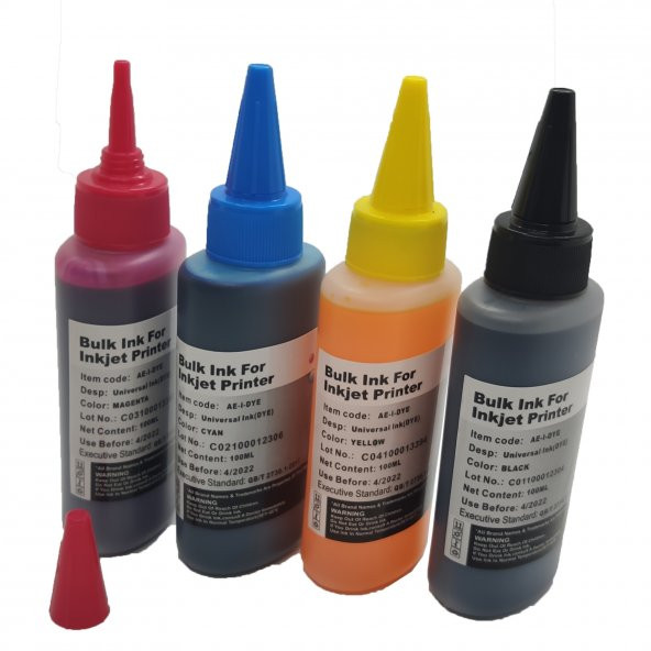 For Canon Pixma İp4200 Kartuş Dolum Mürekkep Seti 4X100Ml Muadil