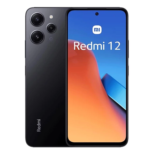 Xiaomi Redmi 12 8/128 GB Siyah Cep Telefonu (Ithalatçı Garantili)