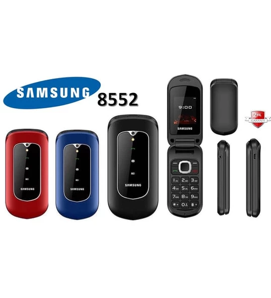 Samsung Akti̇f Kapakli Hizli Arama Tuşlu Cep Telefonu Si̇yah