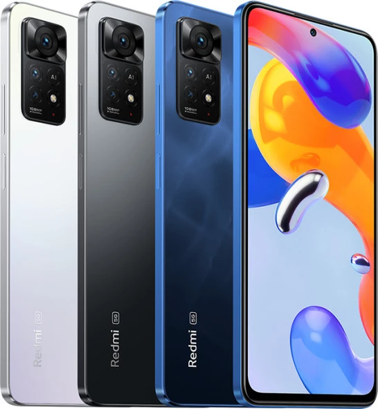 Xiaomi Redmi Note 11 Pro Mavi ( 128 GB 8 GB ) Xiaomi Türkiye Garantili