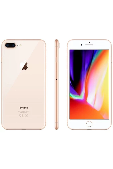 Yenilenmiş iPhone 8 Plus 128gb Altın a Kalite ( 12 Ay Garanti )