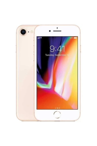 Yenilenmiş iPhone 8 128gb Altın a Kalite ( 12 Ay Garanti )