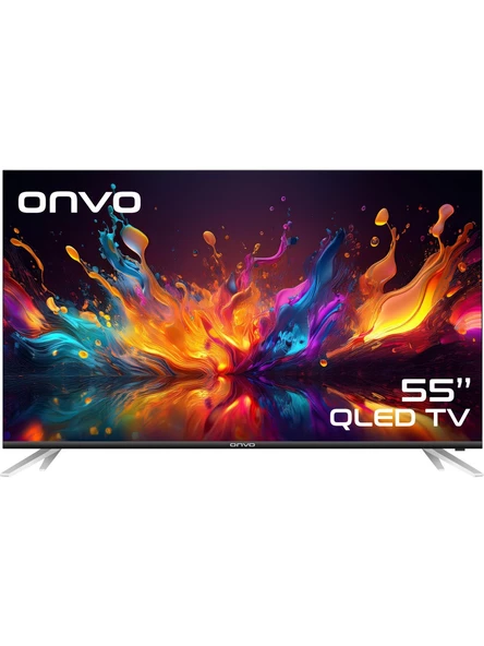 Onvo 55OVF9001UQ 4K Ultra Hd 55" 140 Ekran Uydu Alıcılı Google Smart Qled TV