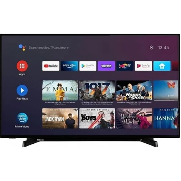 Toshiba 43LA2363DT Full Hd 43" 109 Ekran Uydu Alıcılı Android Smart LED TV
