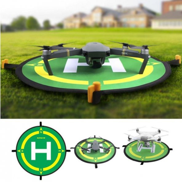 Dji Mavic 2 Zoom Evrensel 50 Cm Güvenli İniş Pedi Su Geçirmez Helipad